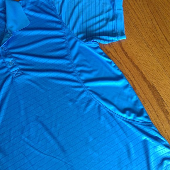 On Tour XL Royal Blue Golf Polo Shirt - Picture 3 of 6